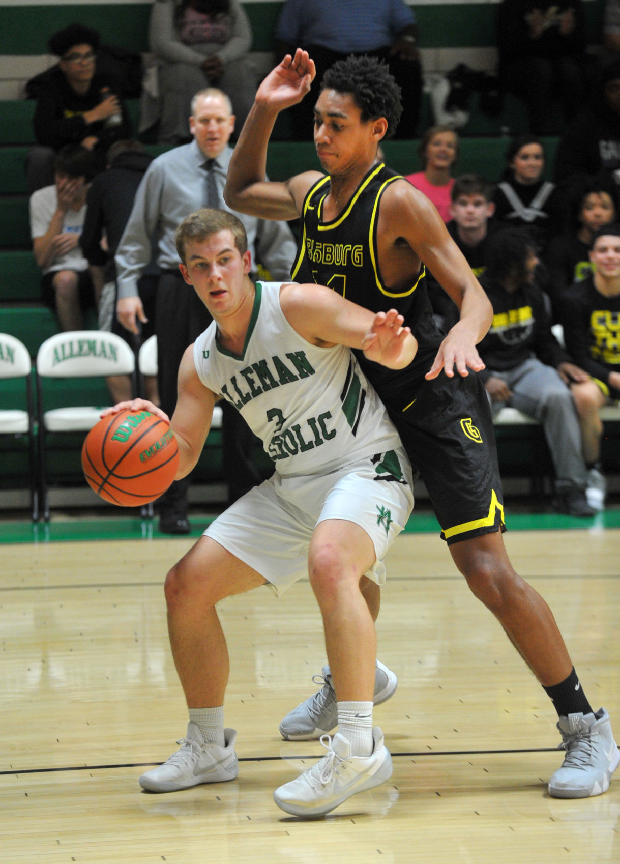 Alleman vs Galesburg boys basketball